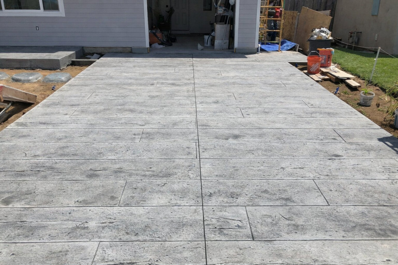 Stamped concrete services in Hanford, CA